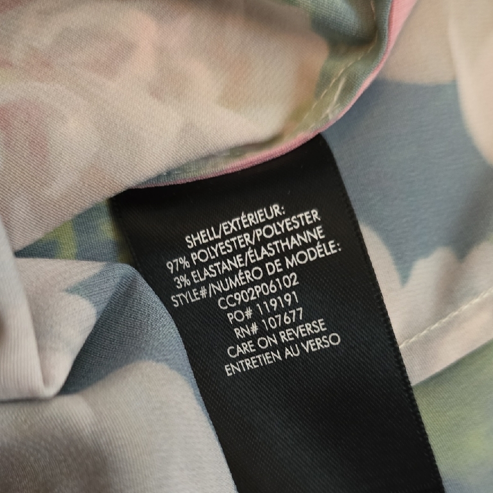 Alice + Olivia Floral Wide Leg Pants - Multicolor on Black - Picture 5 of 5
